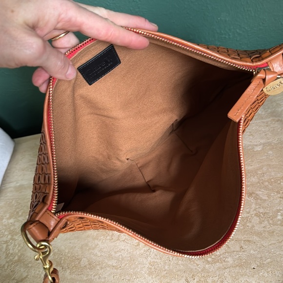 Clare V. Woven Leather Moyen Crossbody Bag - Picture 4 of 6